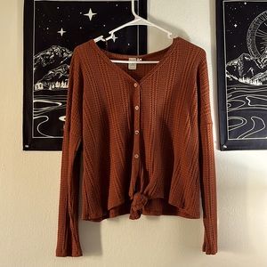 Knitted Button up Sweater